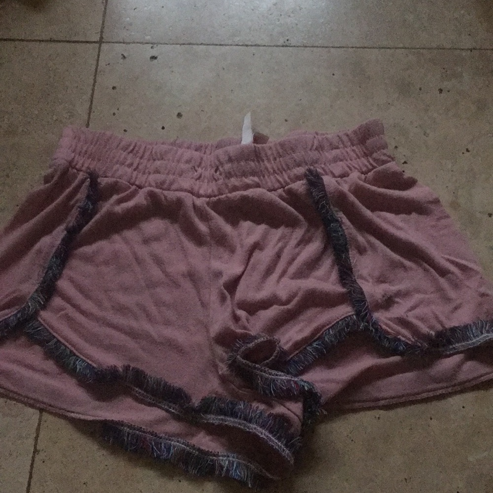 Pink sleep wear shorts